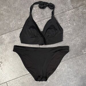 Black Victoria’s Secret Halter Bikini Set